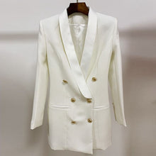Charger l'image dans la galerie, 2019 New Women Fashion Winter Pink White Black Christmas Jackets Button Long Sleeve V Neck Sexy Coats Club Casual Wholesale