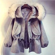 Charger l'image dans la galerie, jacket Women's jacket women's discount link down coat outerwear overcoat female hooded coat