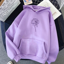 Charger l'image dans la galerie, Women Hoodies Large Size Leisure art Printed Long Sleeve Hooded Womens Pullover Soft Cotton Korean Style Ladies Sweatshirts