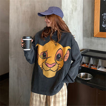 Charger l'image dans la galerie, The Lion King Cartoon Print Hoodie Women Loose Casual Cute Long Sleeve Lady Pullover Tops Harajuku Streetwear Sweatshirt Clothes