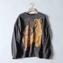 Charger l'image dans la galerie, The Lion King Cartoon Print Hoodie Women Loose Casual Cute Long Sleeve Lady Pullover Tops Harajuku Streetwear Sweatshirt Clothes