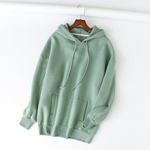 Charger l'image dans la galerie, Tangada women fleece hoodie sweatshirts winter japanese fashion 2020 oversize ladies pullovers warm pocket hooded jacket SD60