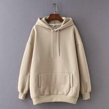Charger l'image dans la galerie, Tangada women fleece hoodie sweatshirts winter japanese fashion 2020 oversize ladies pullovers warm pocket hooded jacket SD60