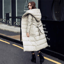 Charger l'image dans la galerie, jacket Women's jacket women's discount link down coat outerwear overcoat female hooded coat
