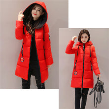 Charger l'image dans la galerie, jacket Women's jacket women's discount link down coat outerwear overcoat female hooded coat
