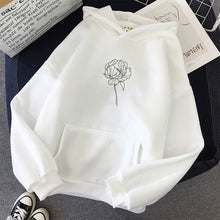 Charger l'image dans la galerie, Women Hoodies Large Size Leisure art Printed Long Sleeve Hooded Womens Pullover Soft Cotton Korean Style Ladies Sweatshirts
