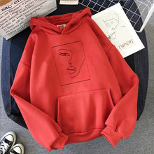 Charger l'image dans la galerie, Women Hoodies Large Size Leisure art Printed Long Sleeve Hooded Womens Pullover Soft Cotton Korean Style Ladies Sweatshirts
