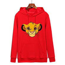 Charger l'image dans la galerie, The Lion King Cartoon Print Hoodie Women Loose Casual Cute Long Sleeve Lady Pullover Tops Harajuku Streetwear Sweatshirt Clothes
